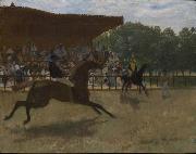 Edgar Degas The False Start, oil painting on canvas